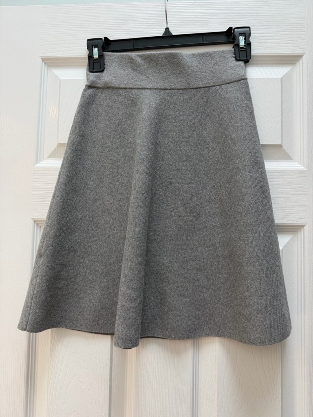 Ann Taylor Gray A-Line Skirt